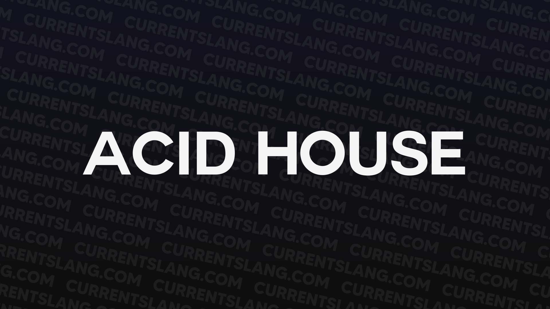 title image for Acid House