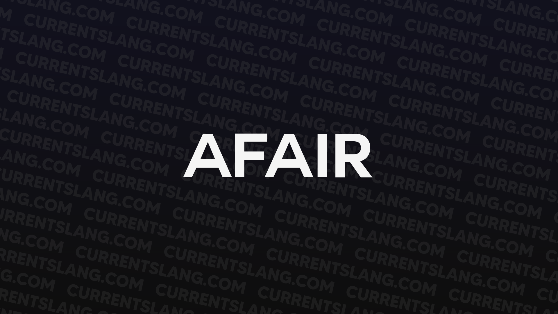 title image for Afair