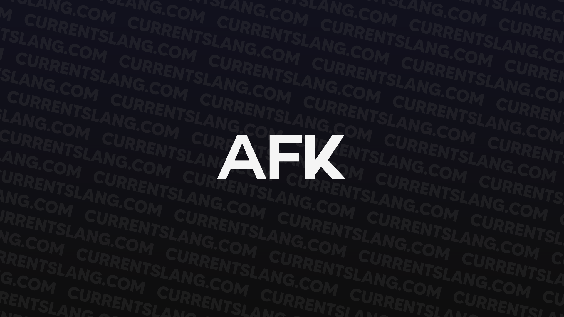 title image for Afk