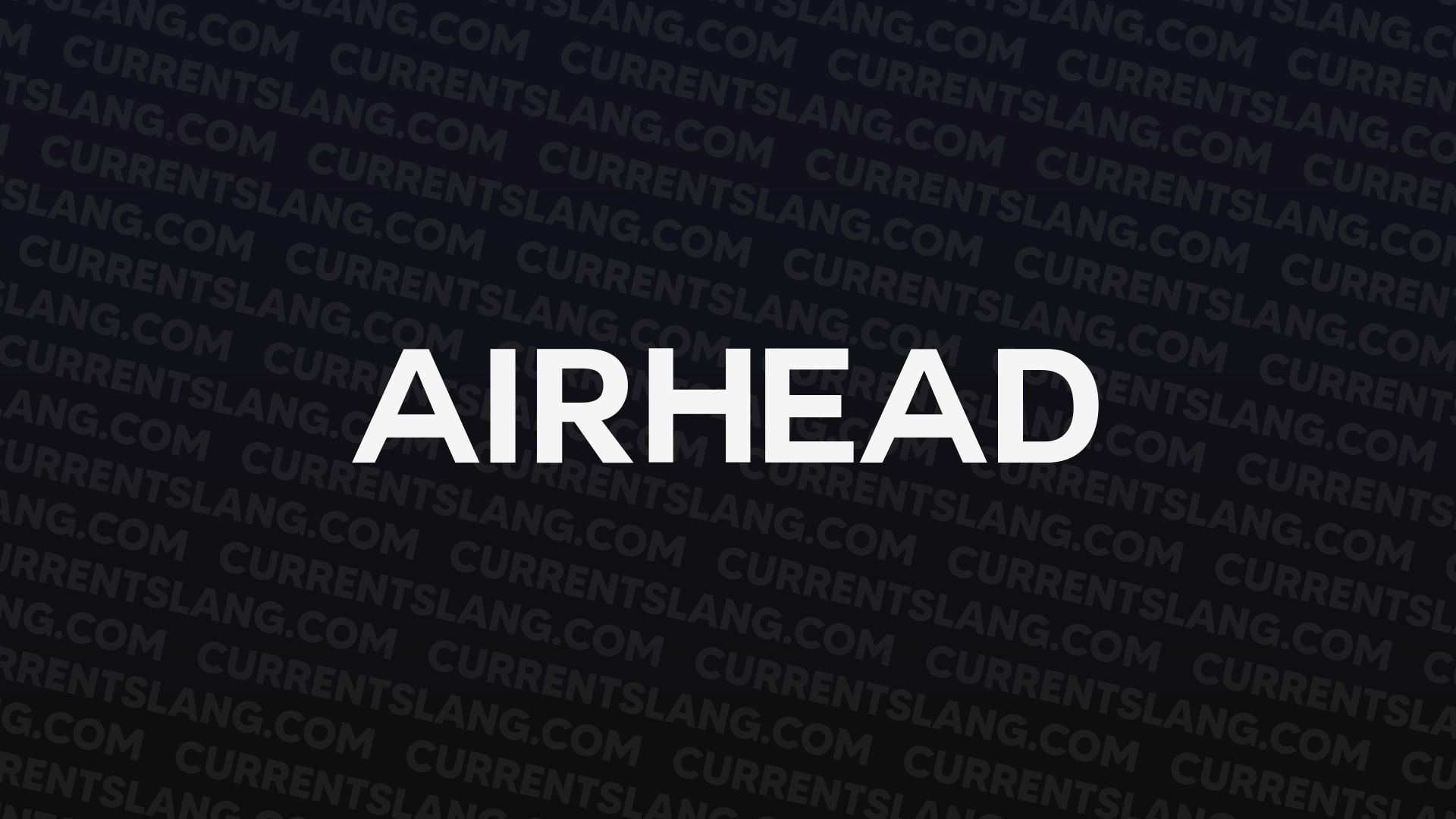 title image for Airhead