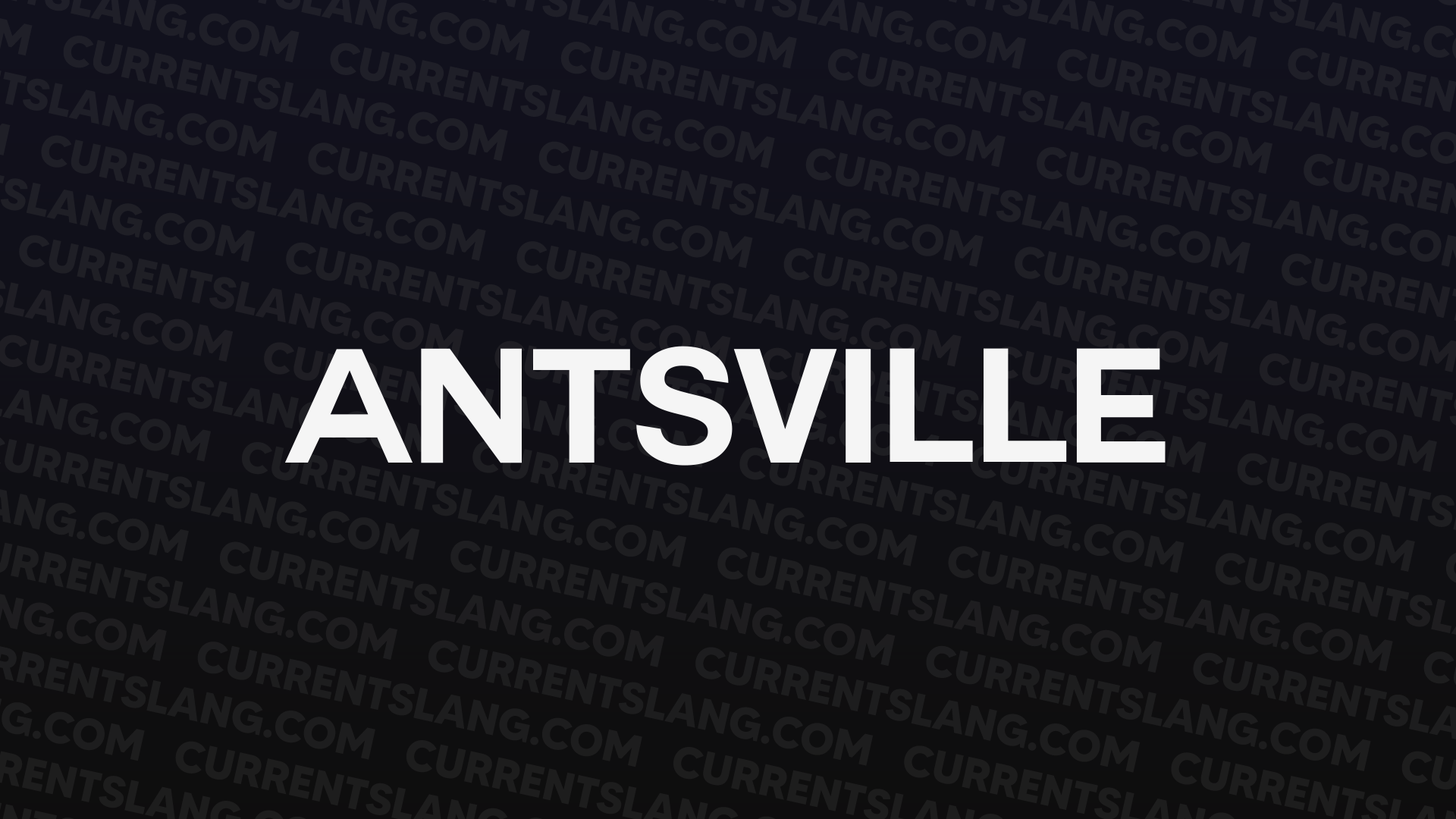 title image for Antsville