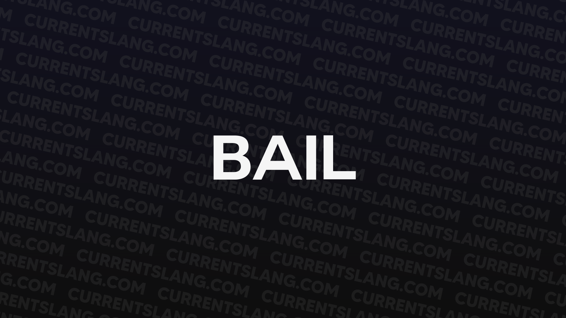 title image for Bail