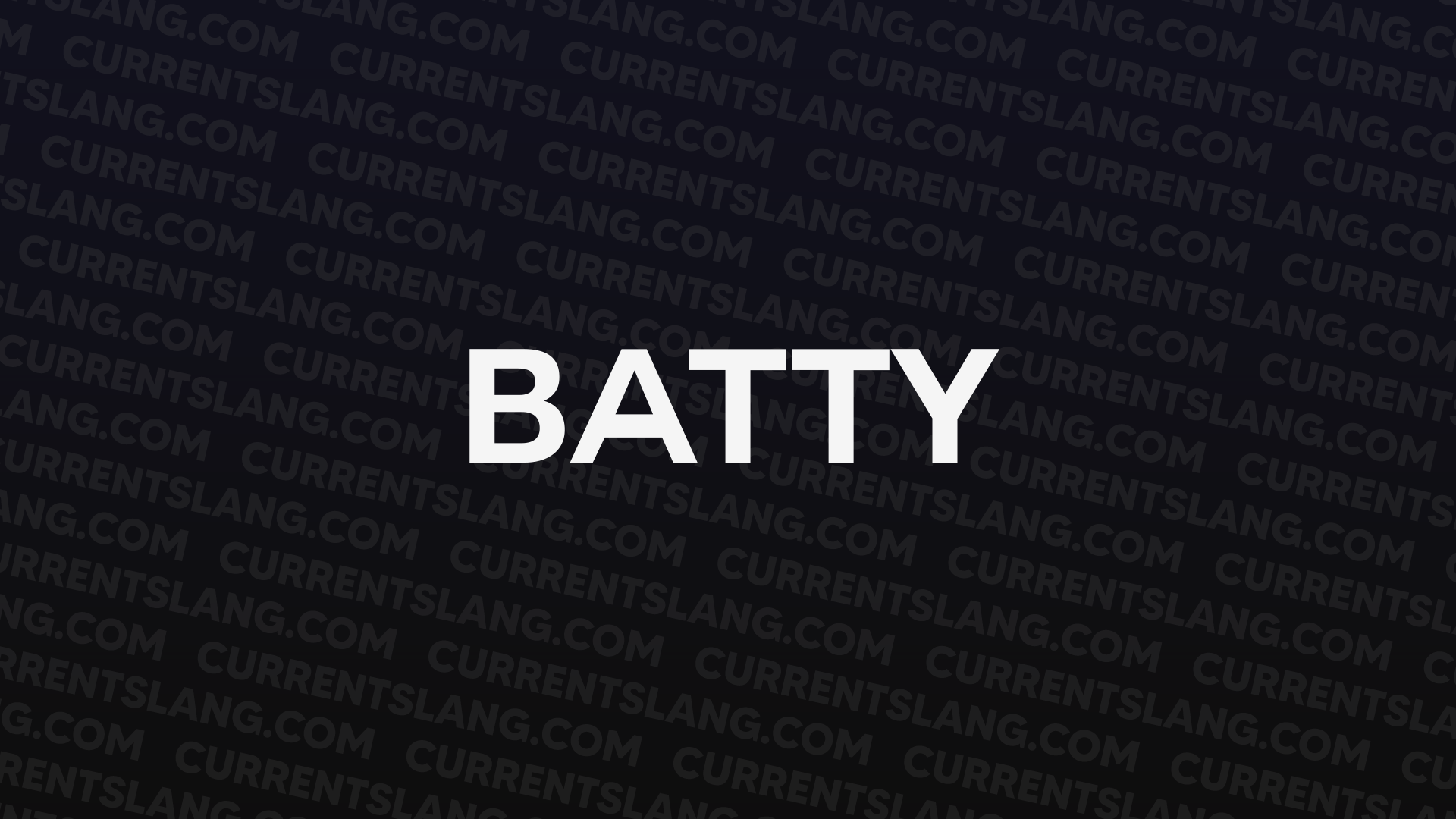 title image for batty