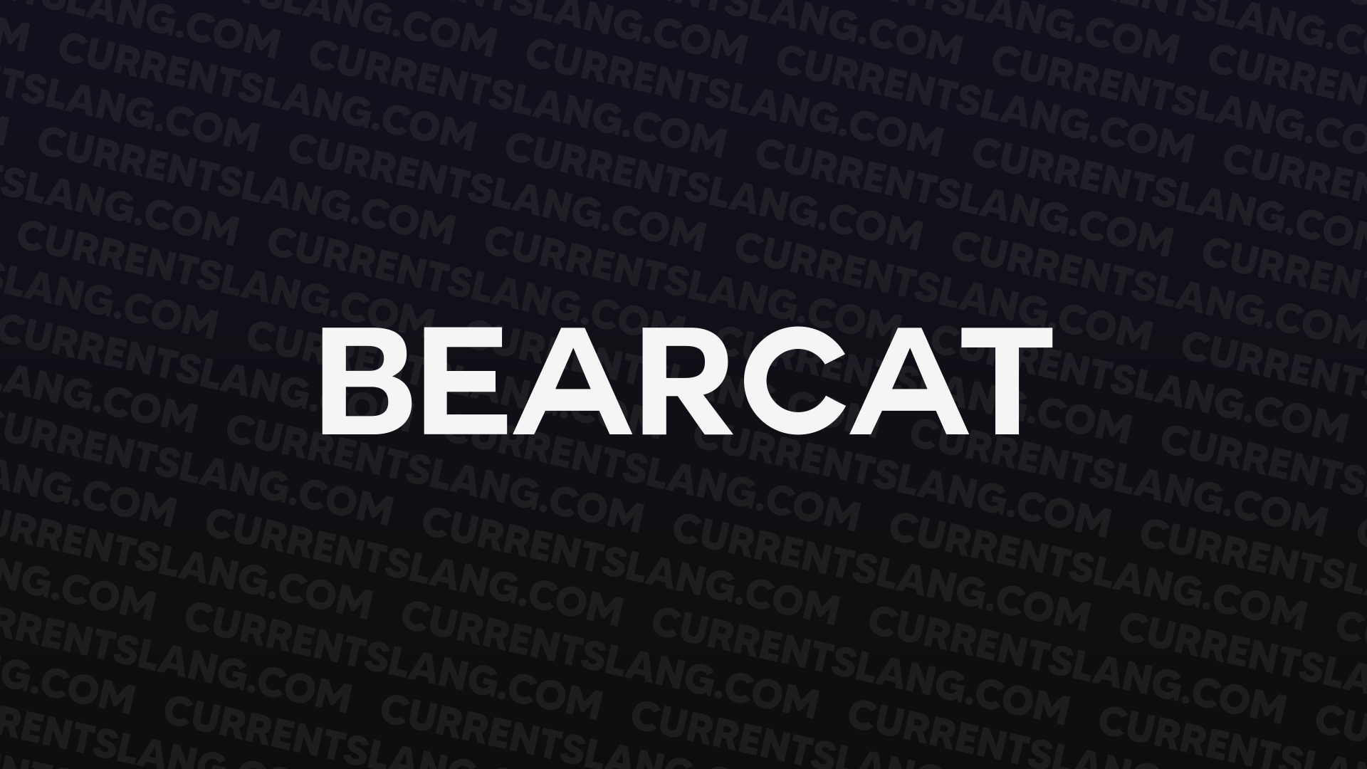 title image for bearcat