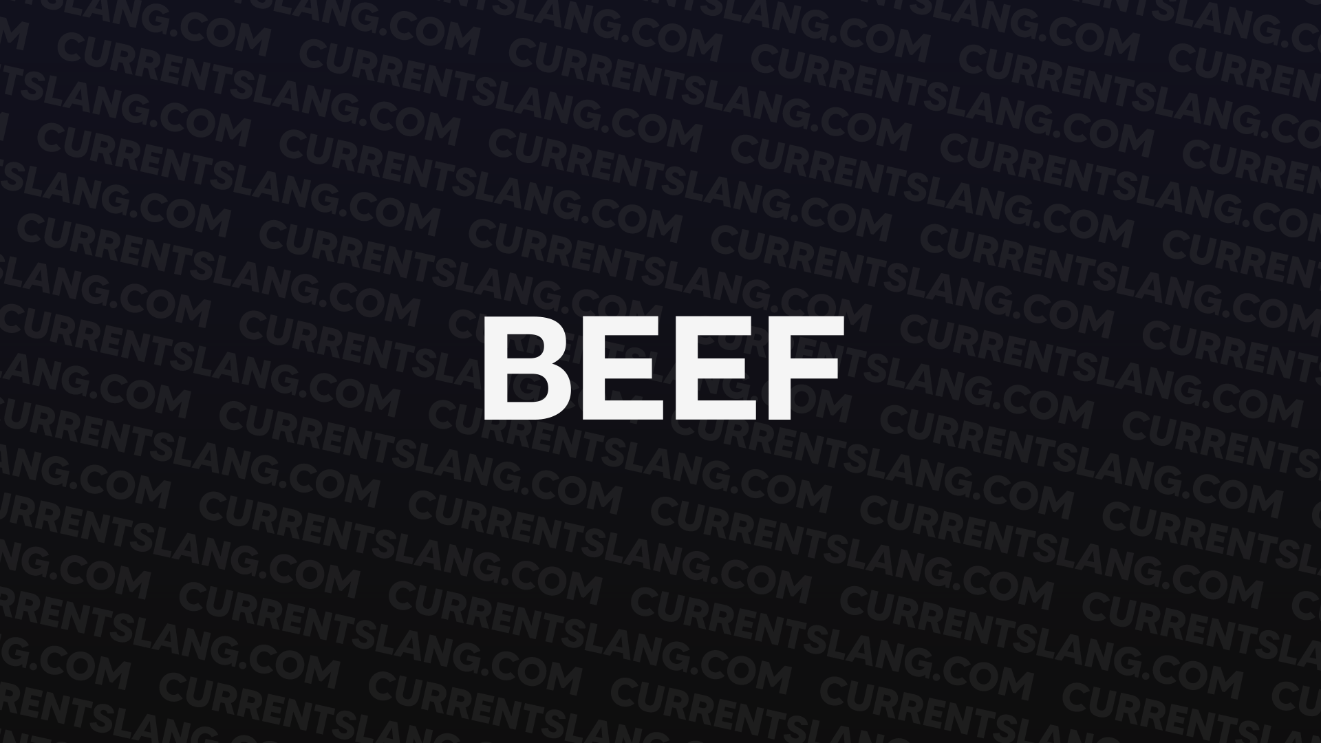 title image for Beef