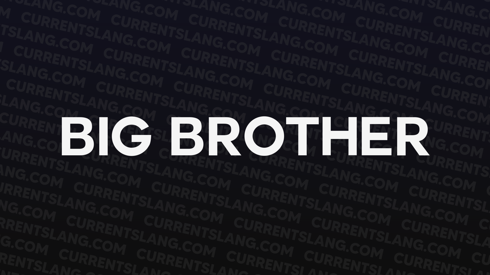 title image for Big Brother