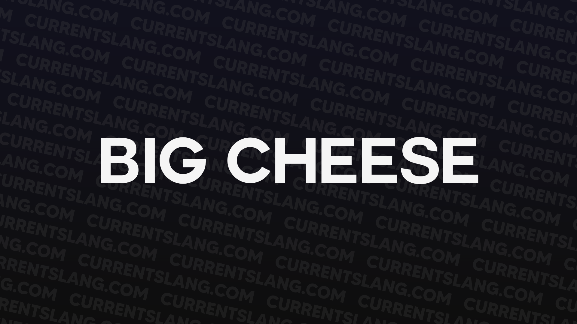 title image for Big Cheese