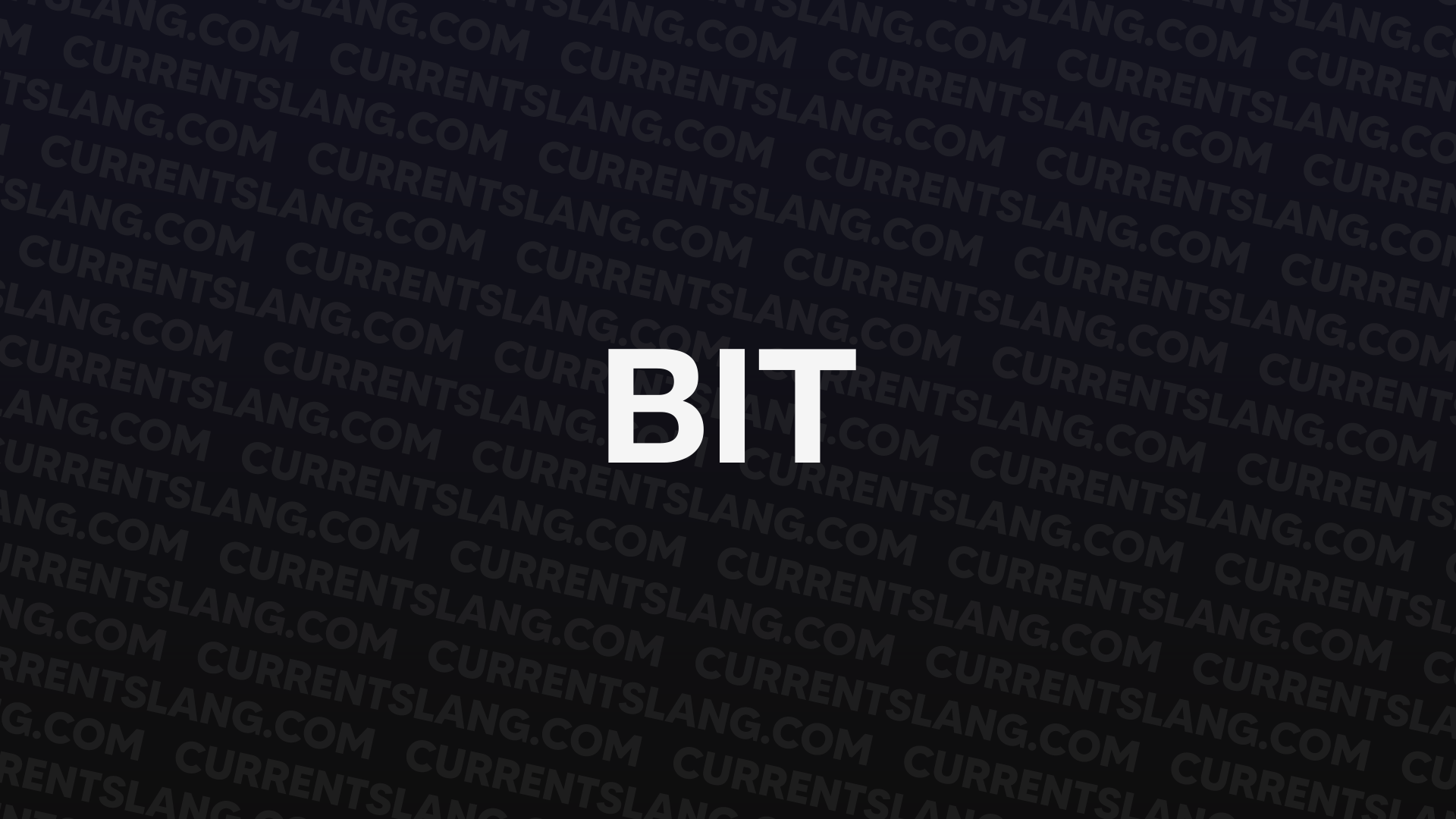title image for Bit
