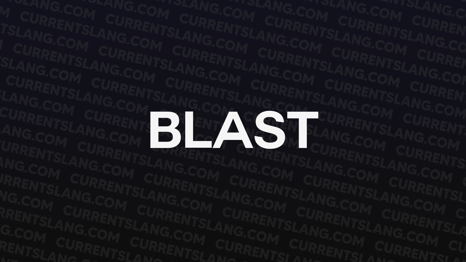 title image for Blast
