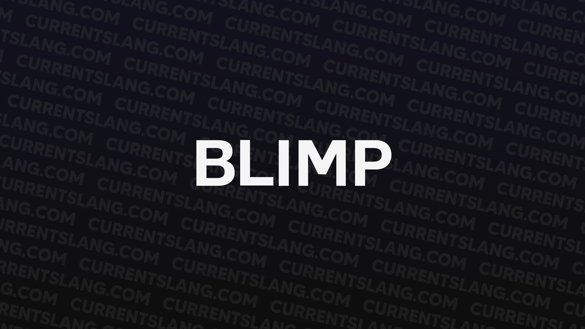title image for blimp