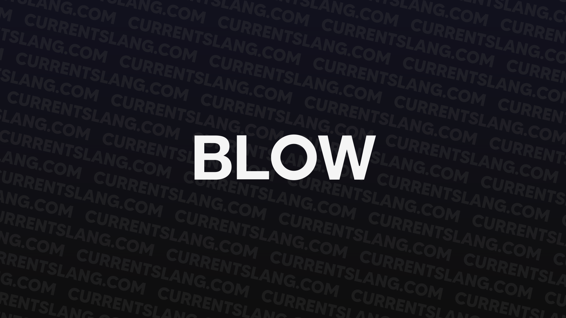 title image for Blow