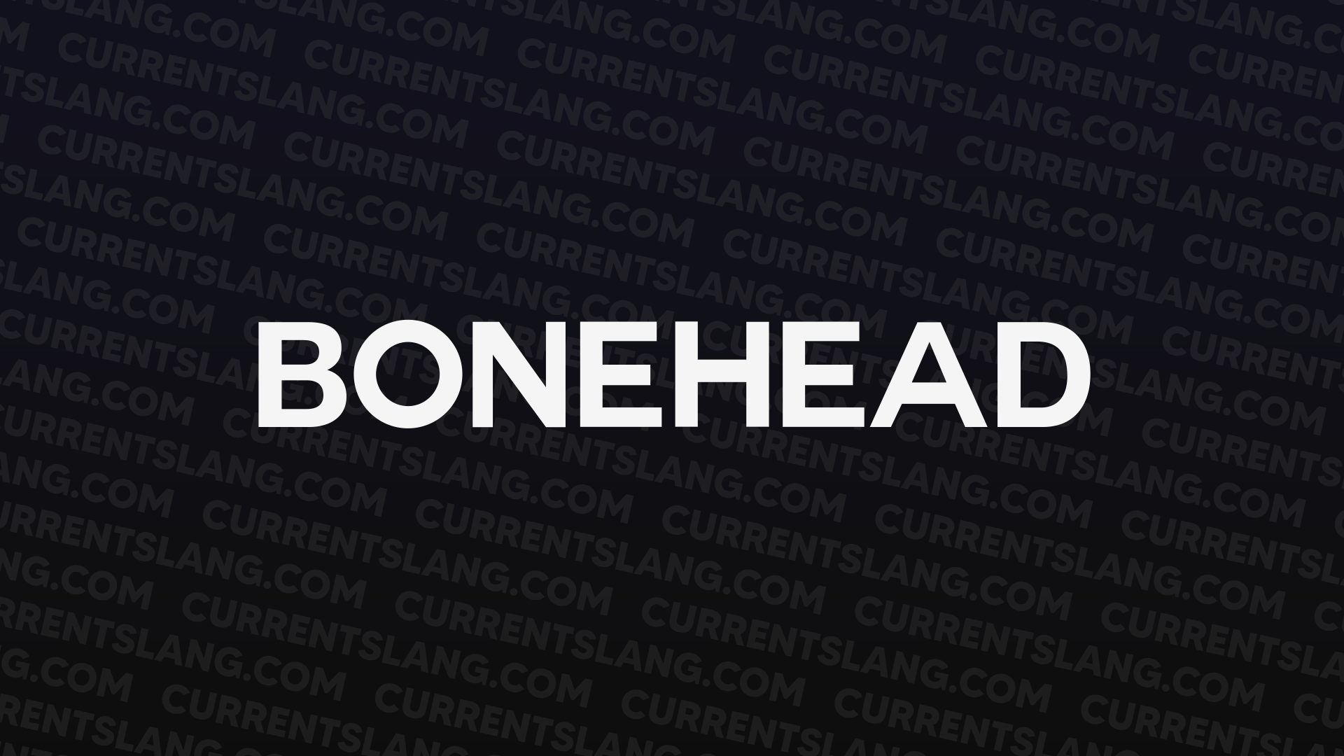 title image for bonehead