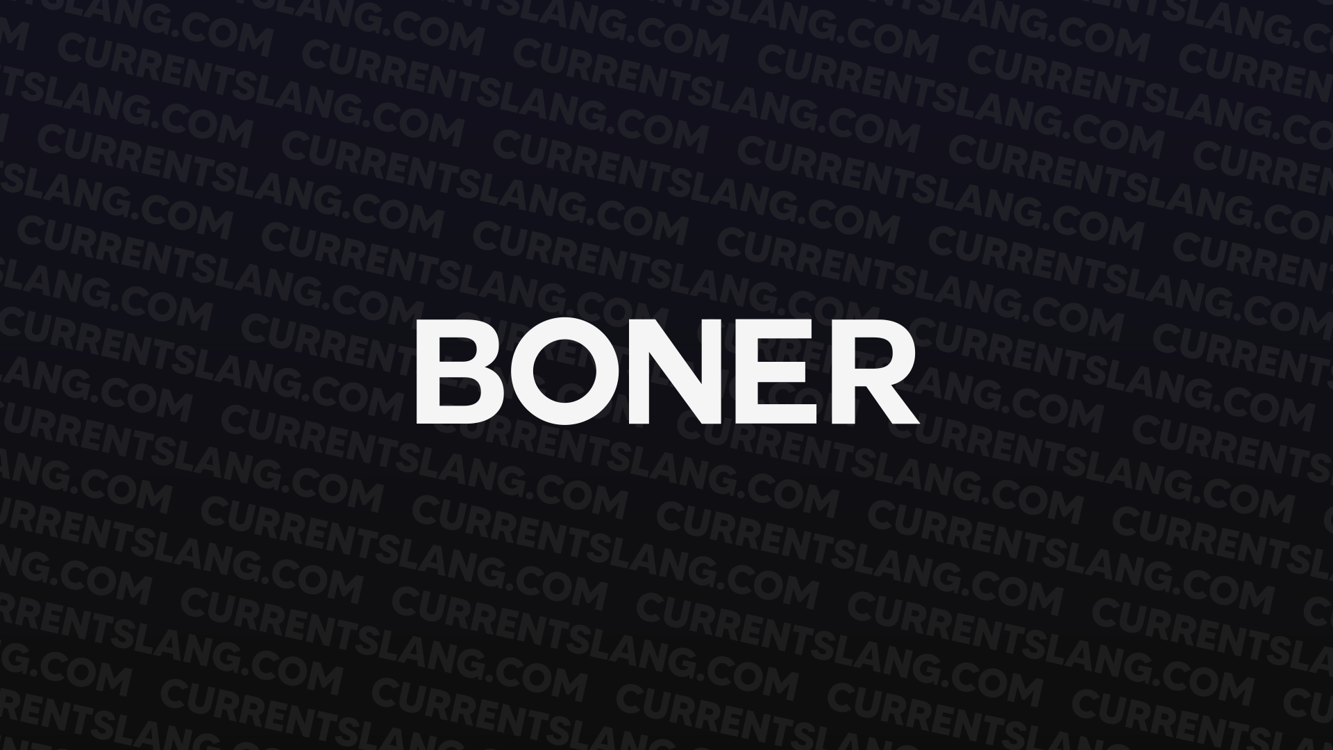 title image for boner