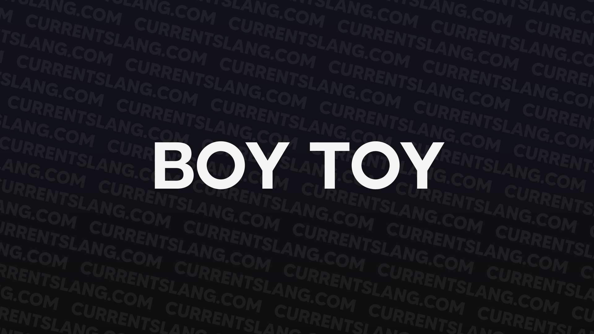 title image for Boy toy