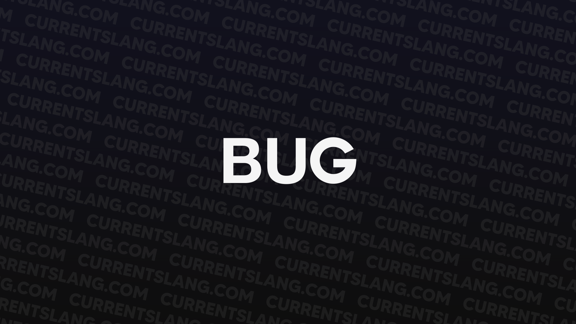 title image for Bug