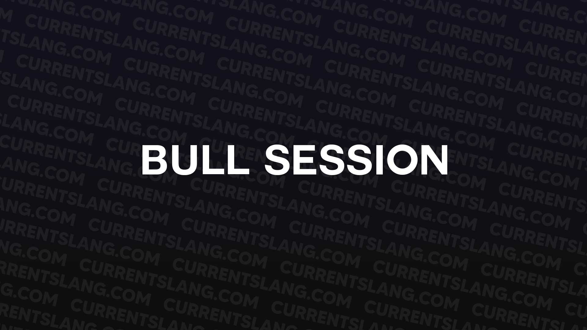 title image for bull session