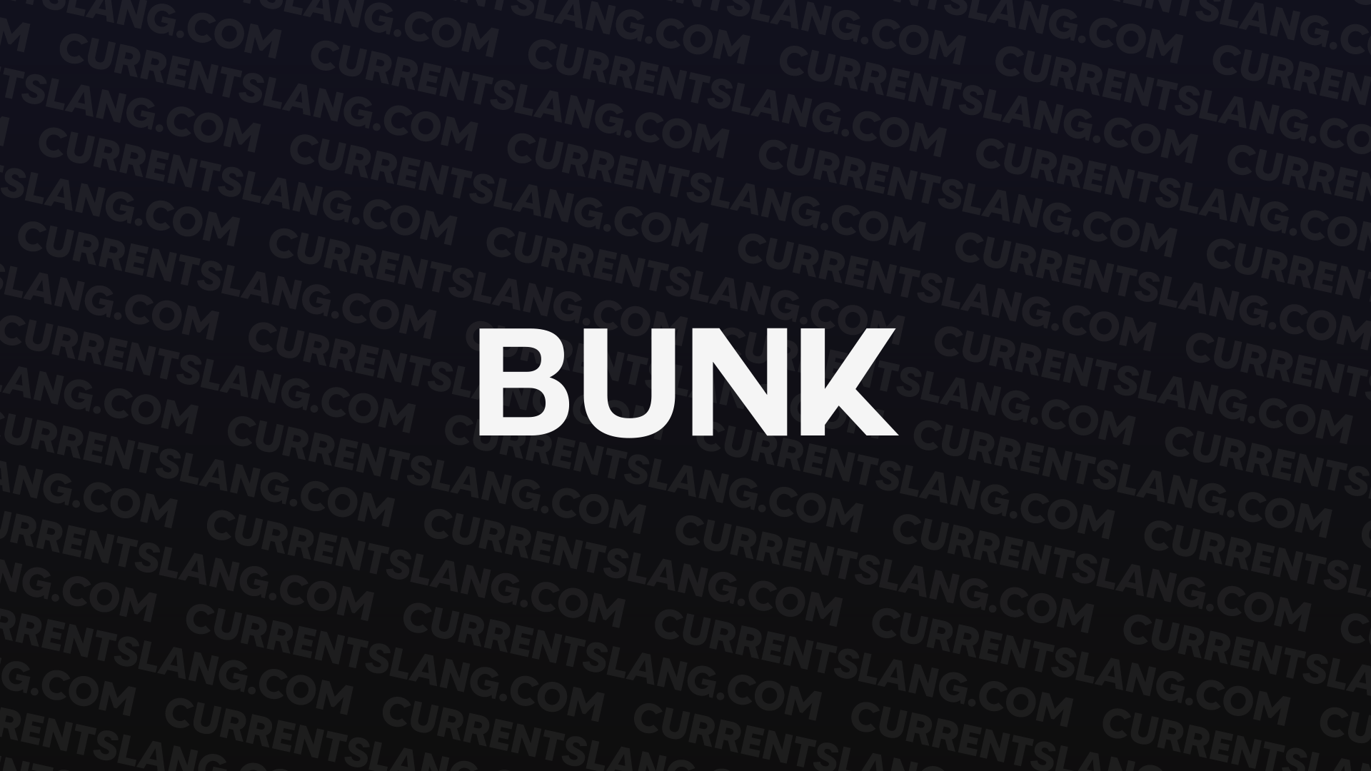 title image for bunk
