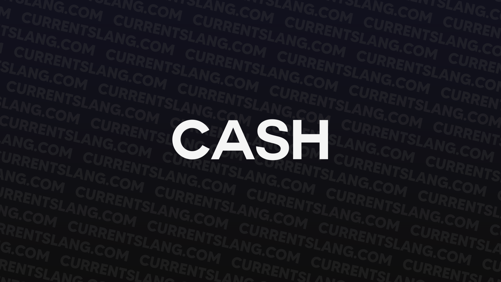 title image for Cash