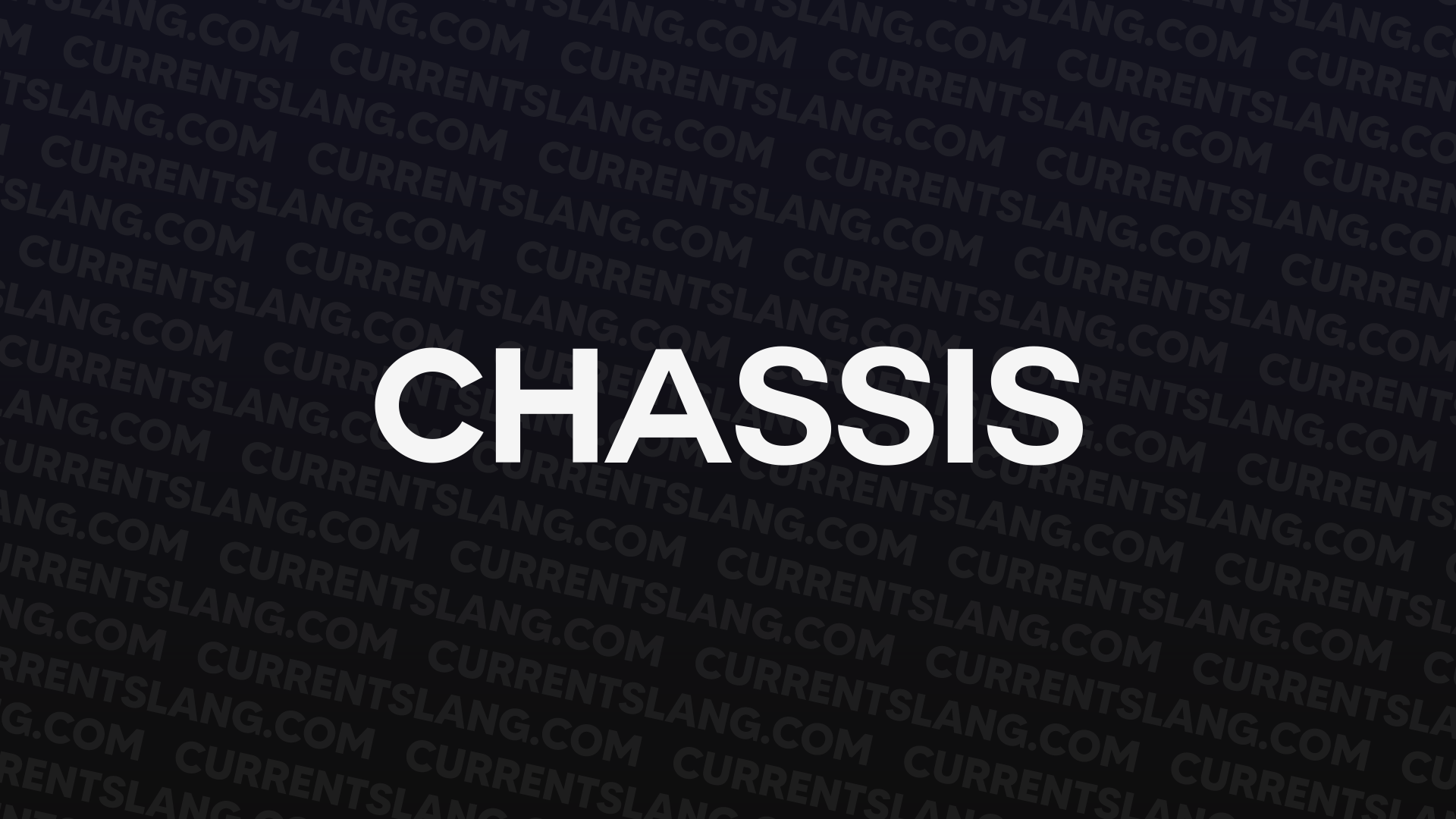 title image for chassis
