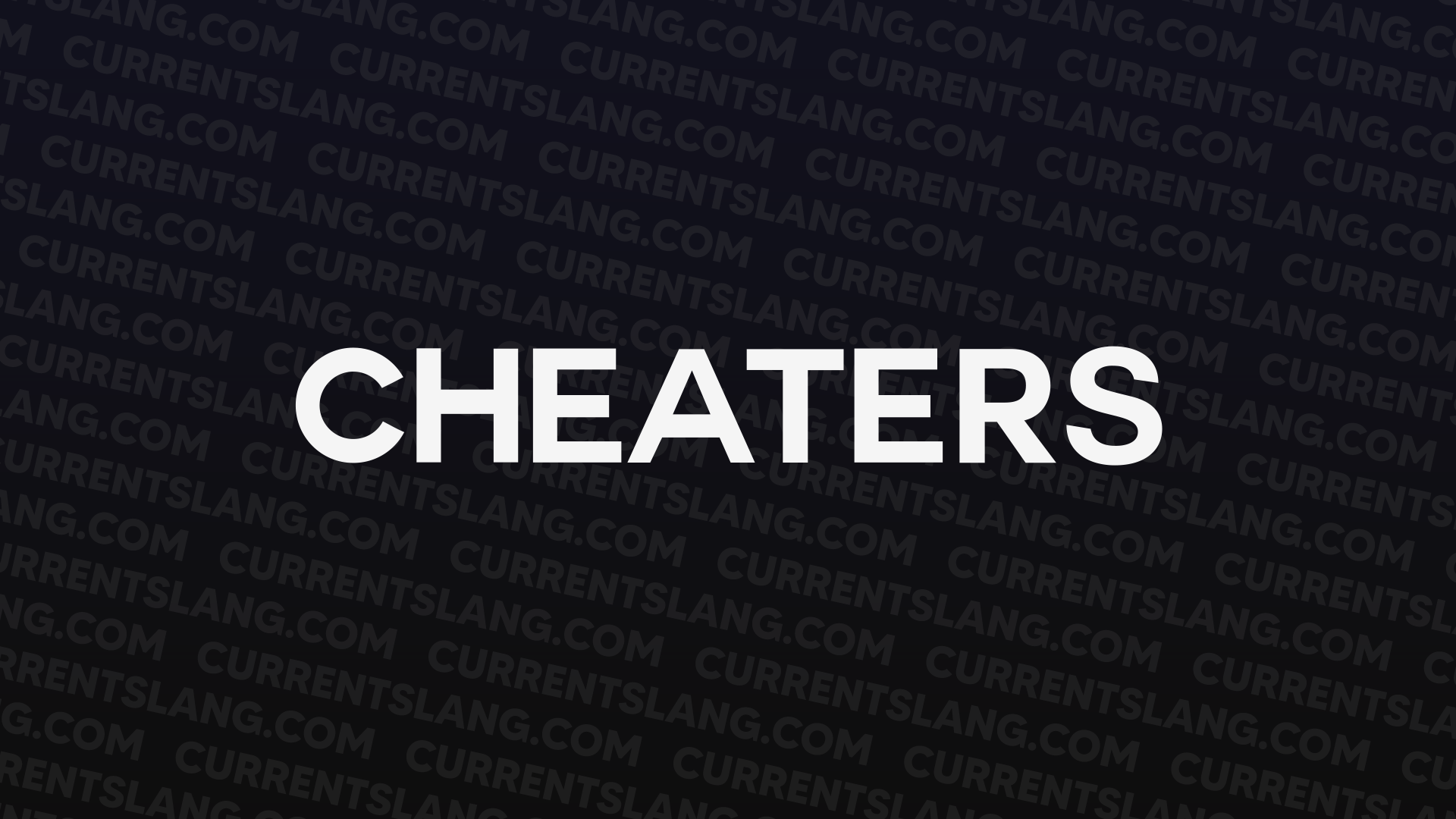 title image for Cheaters