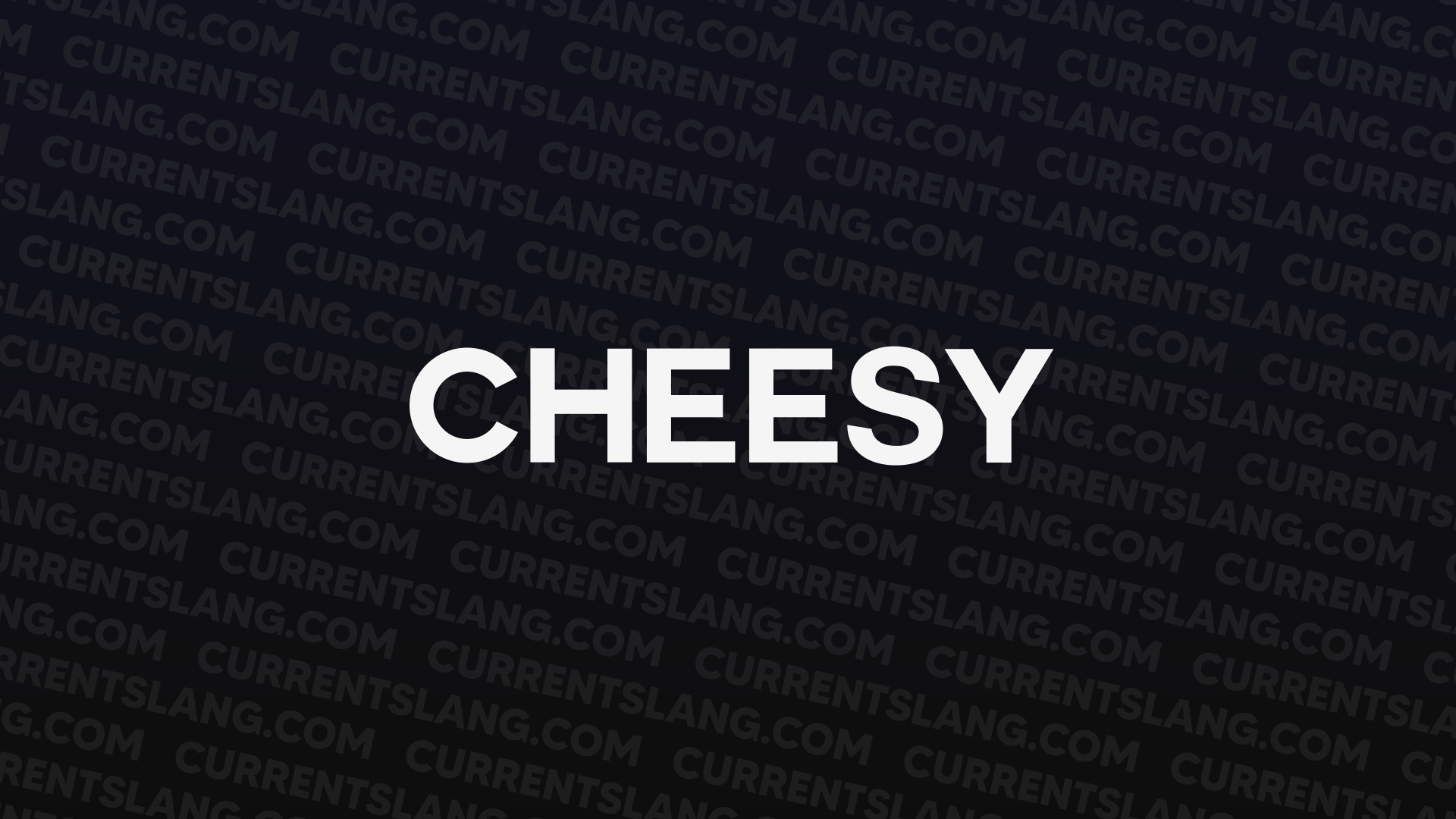 title image for cheesy