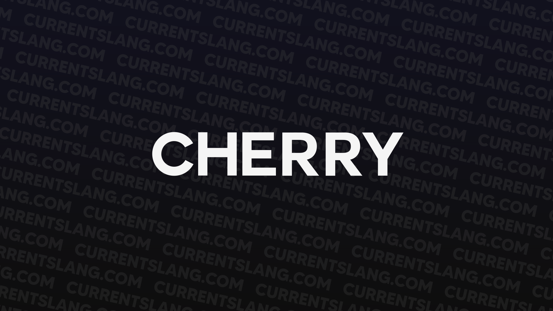 title image for Cherry