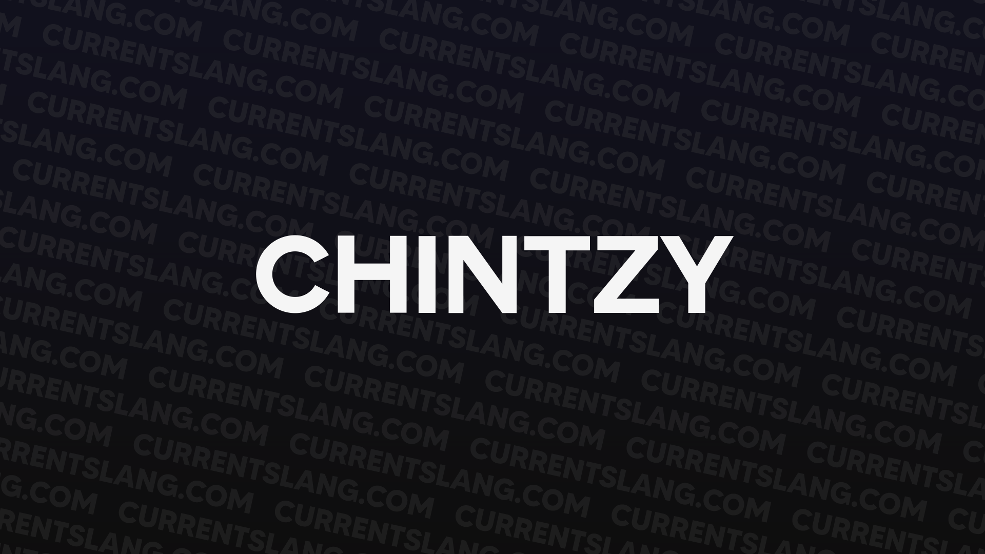 title image for chintzy