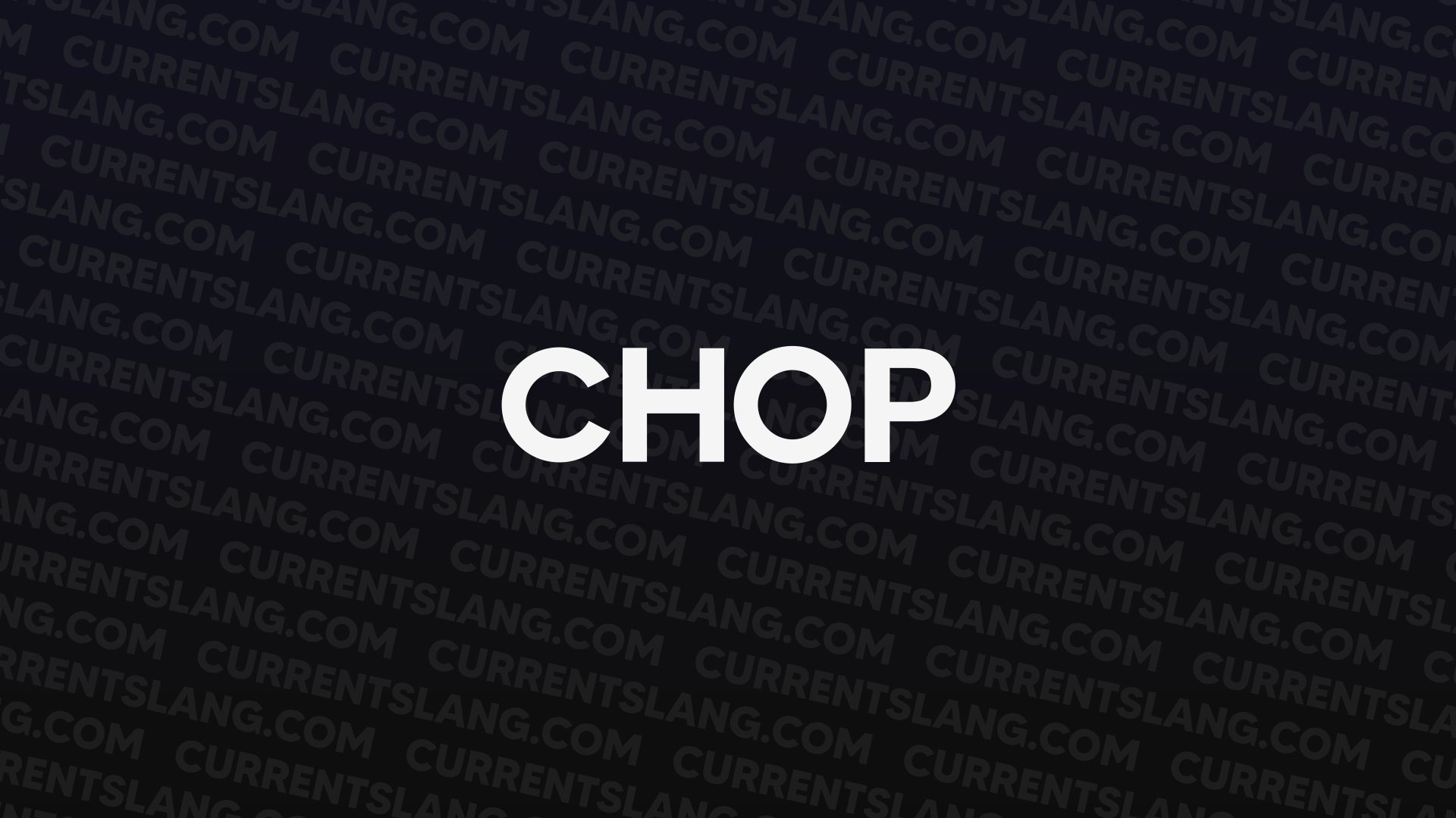 title image for Chop