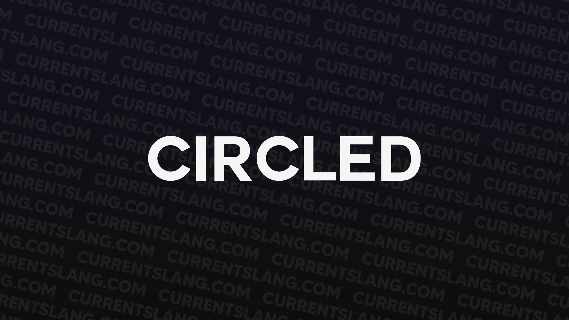 title image for Circled