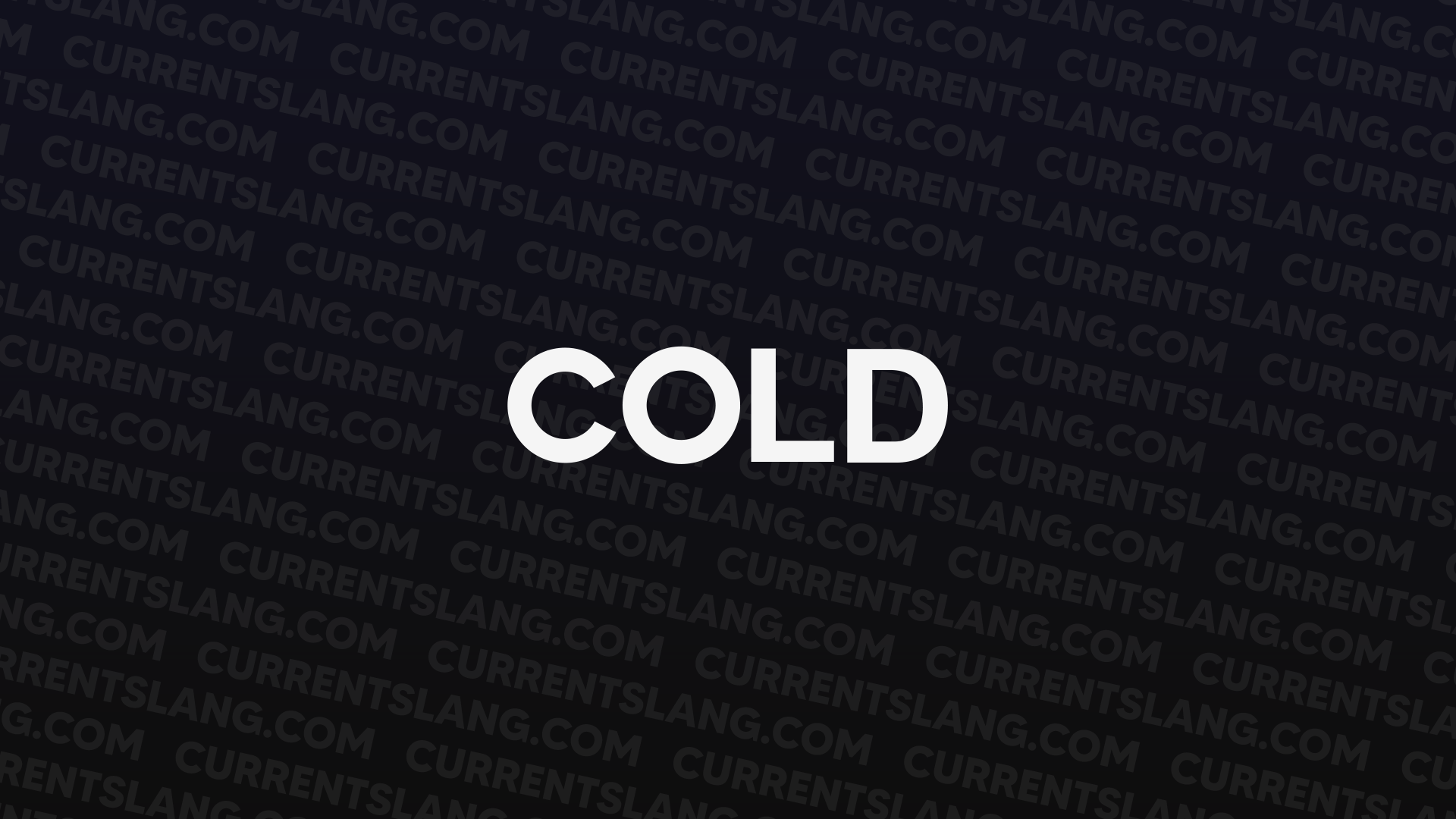 title image for cold
