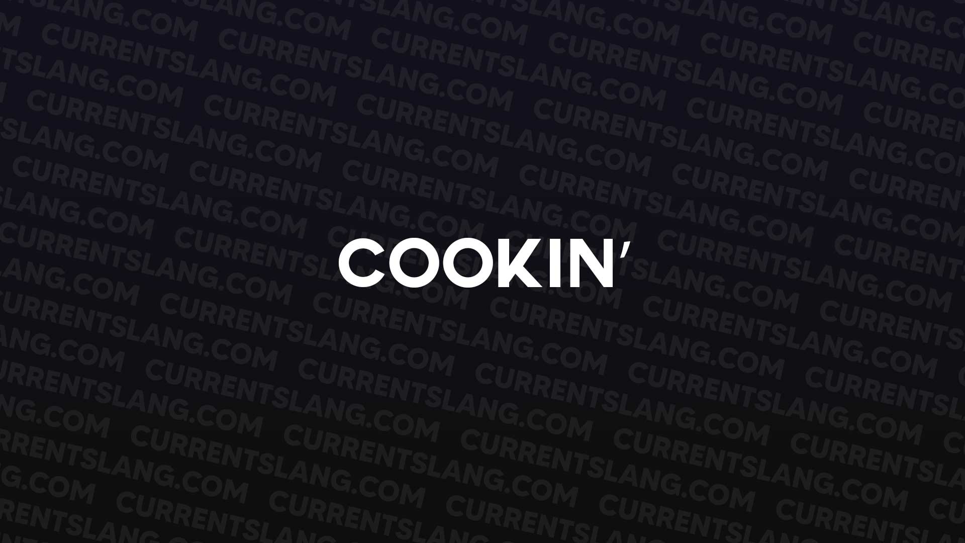 title image for Cook, cookin’