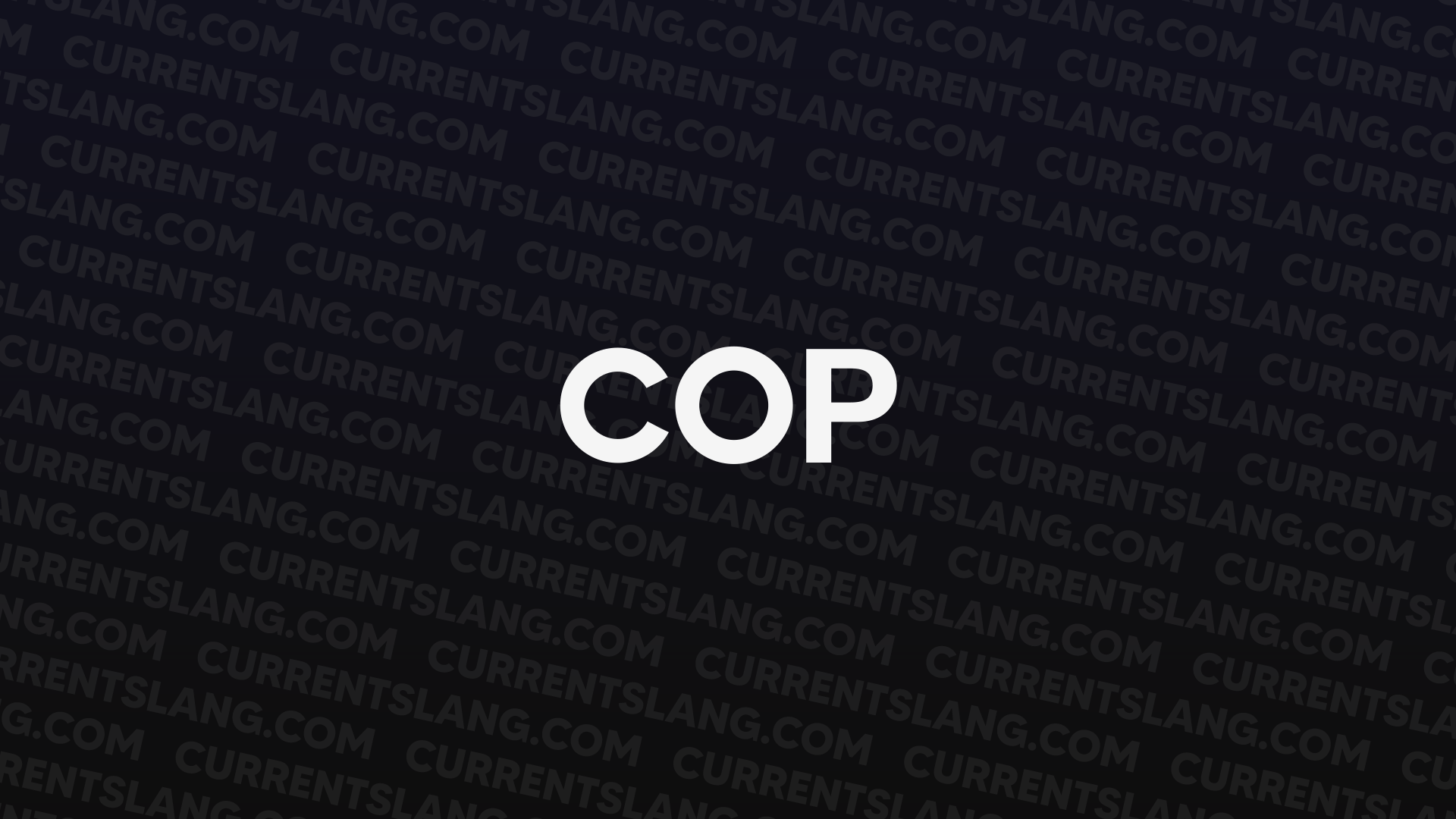 title image for Cop