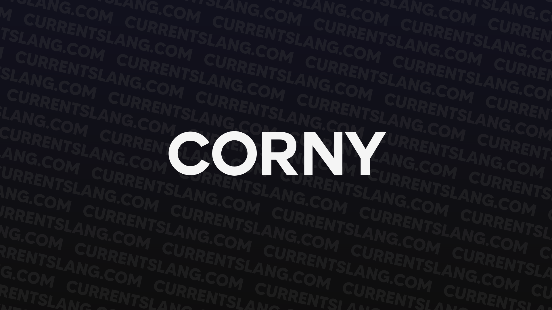 title image for corny