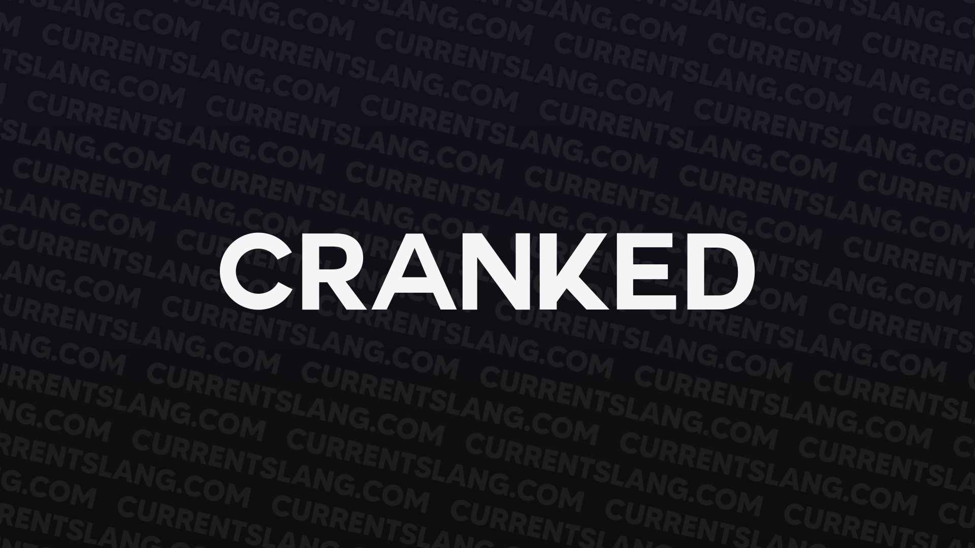 title image for Cranked