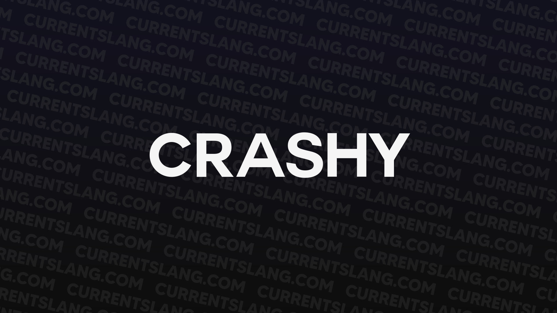 title image for Crashy