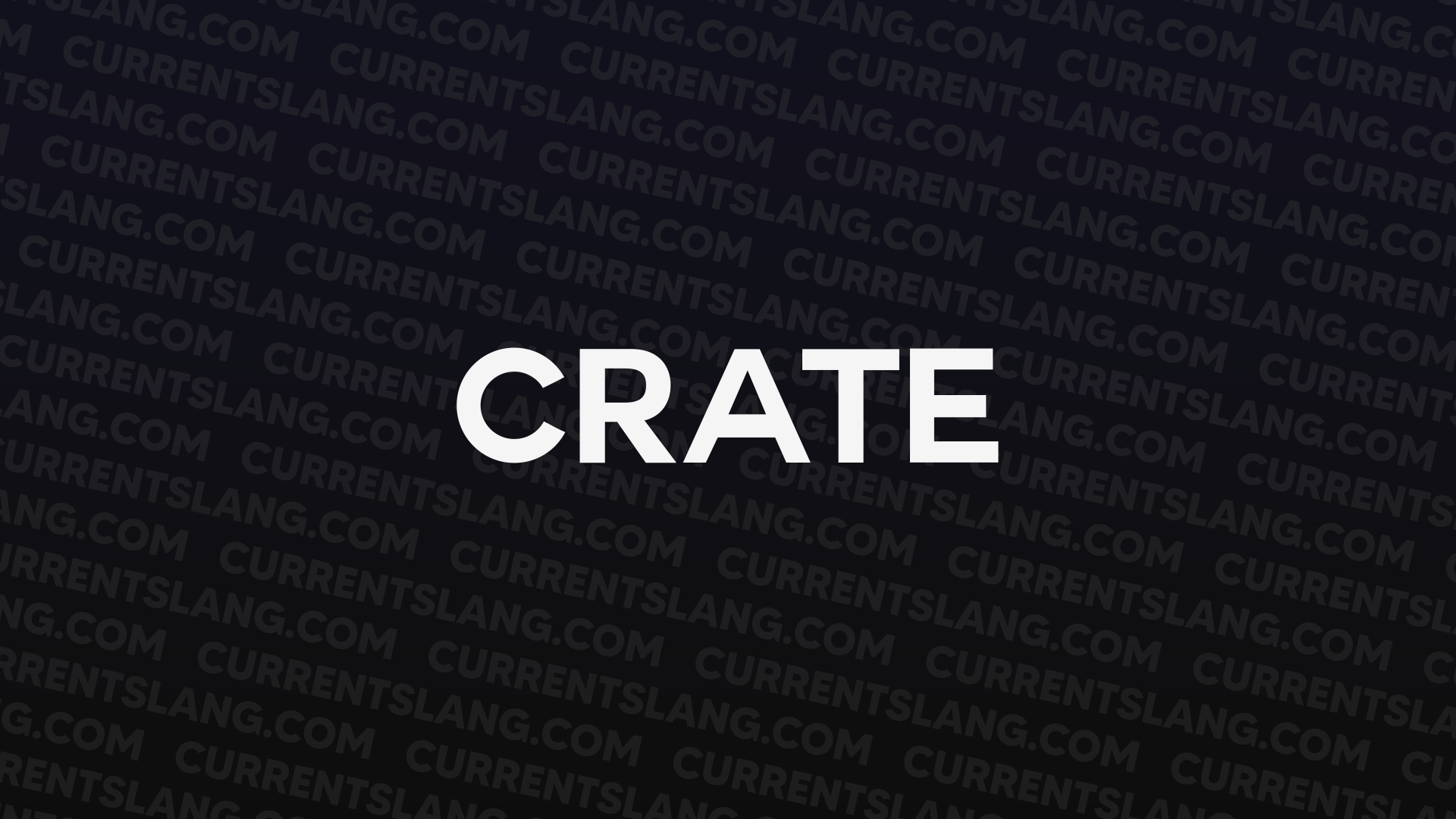 title image for crate