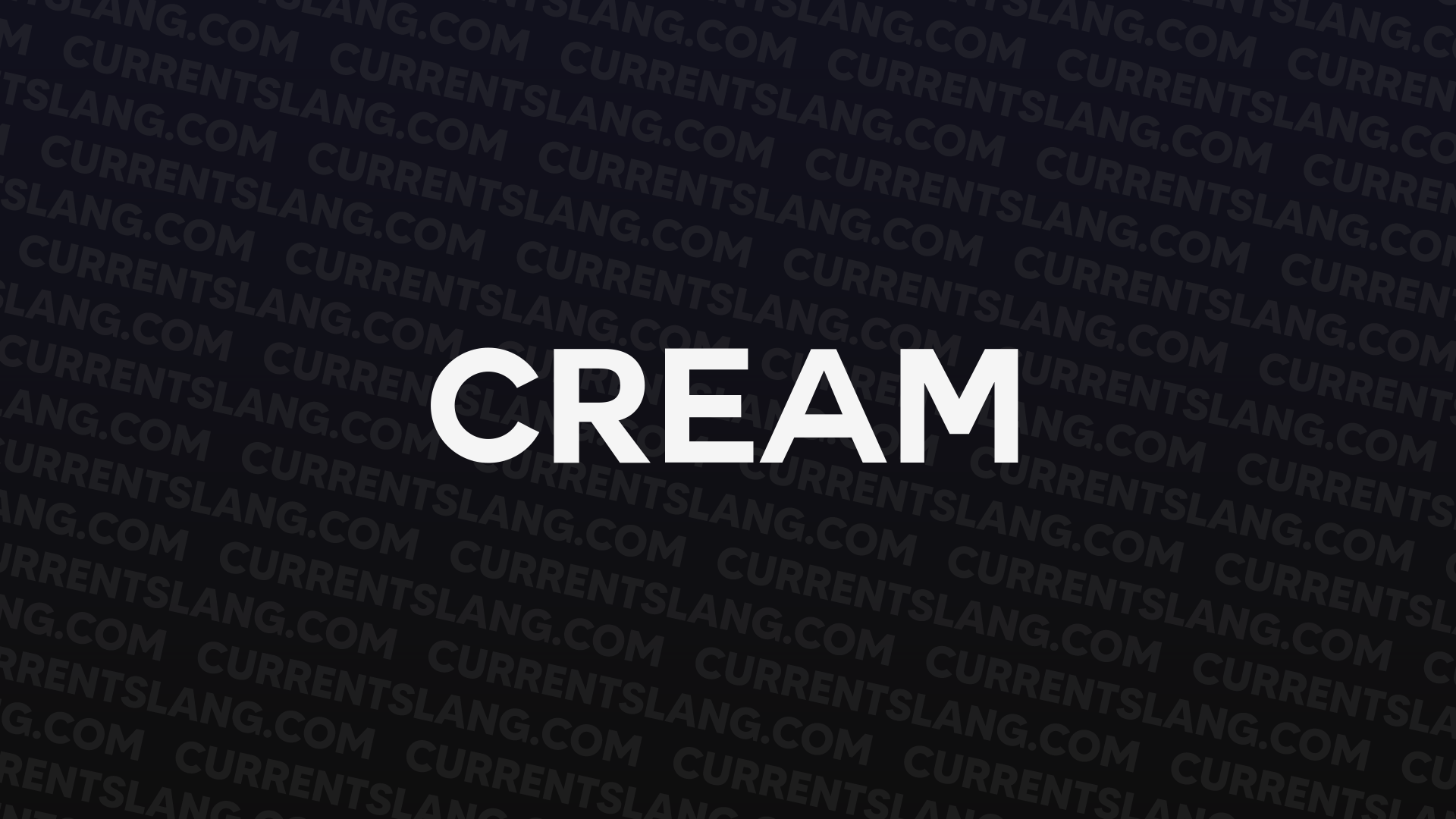 title image for Cream