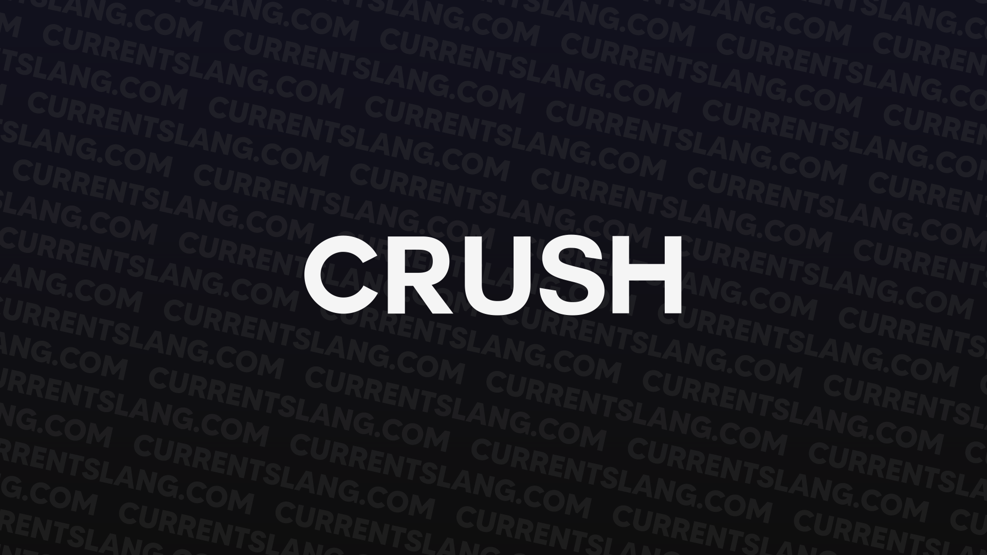 title image for crush