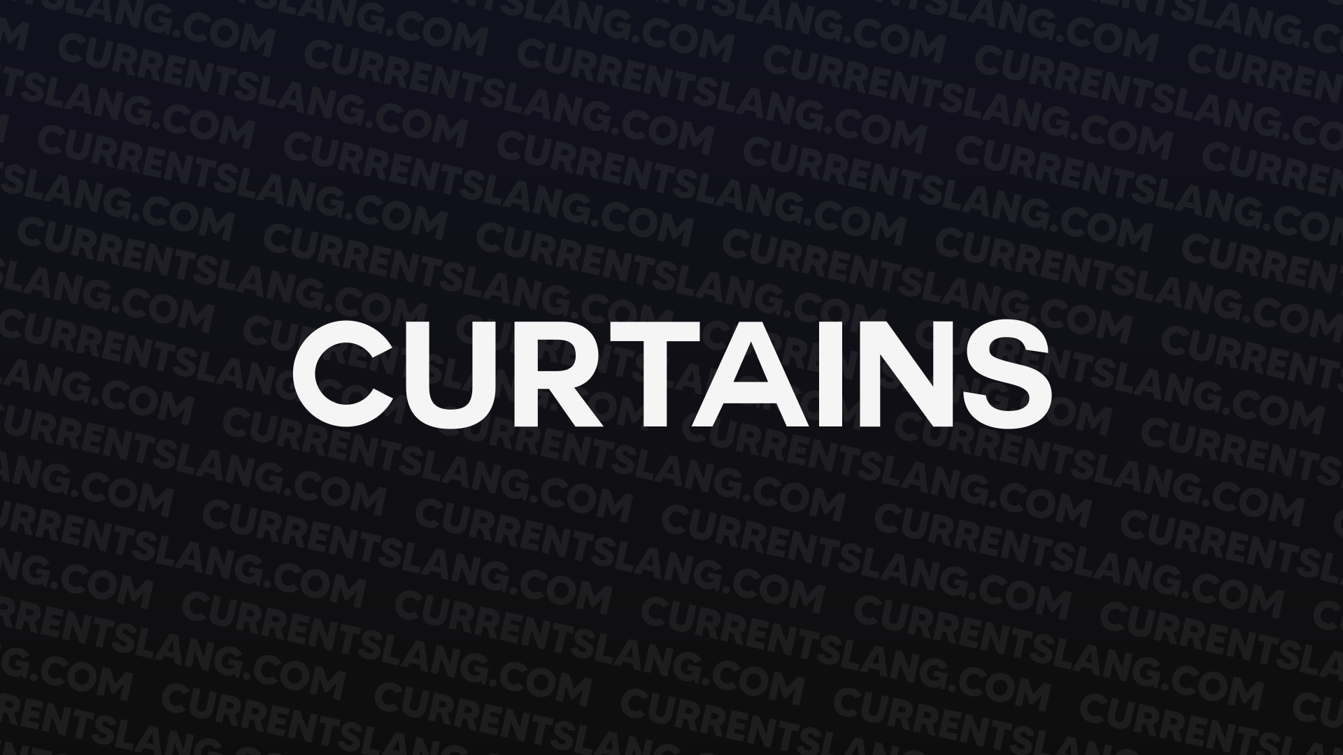 title image for curtains
