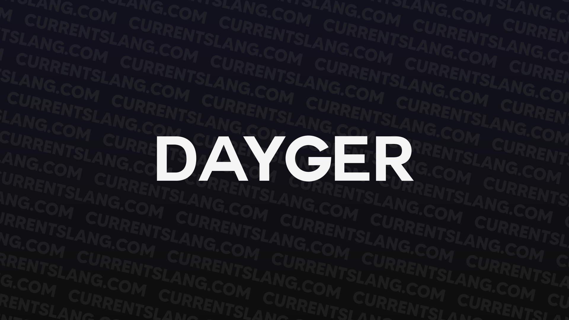 title image for Dayger