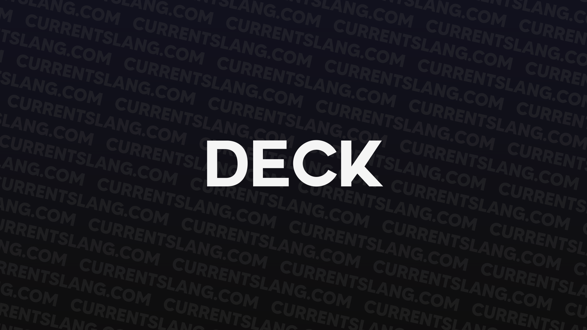 title image for Deck