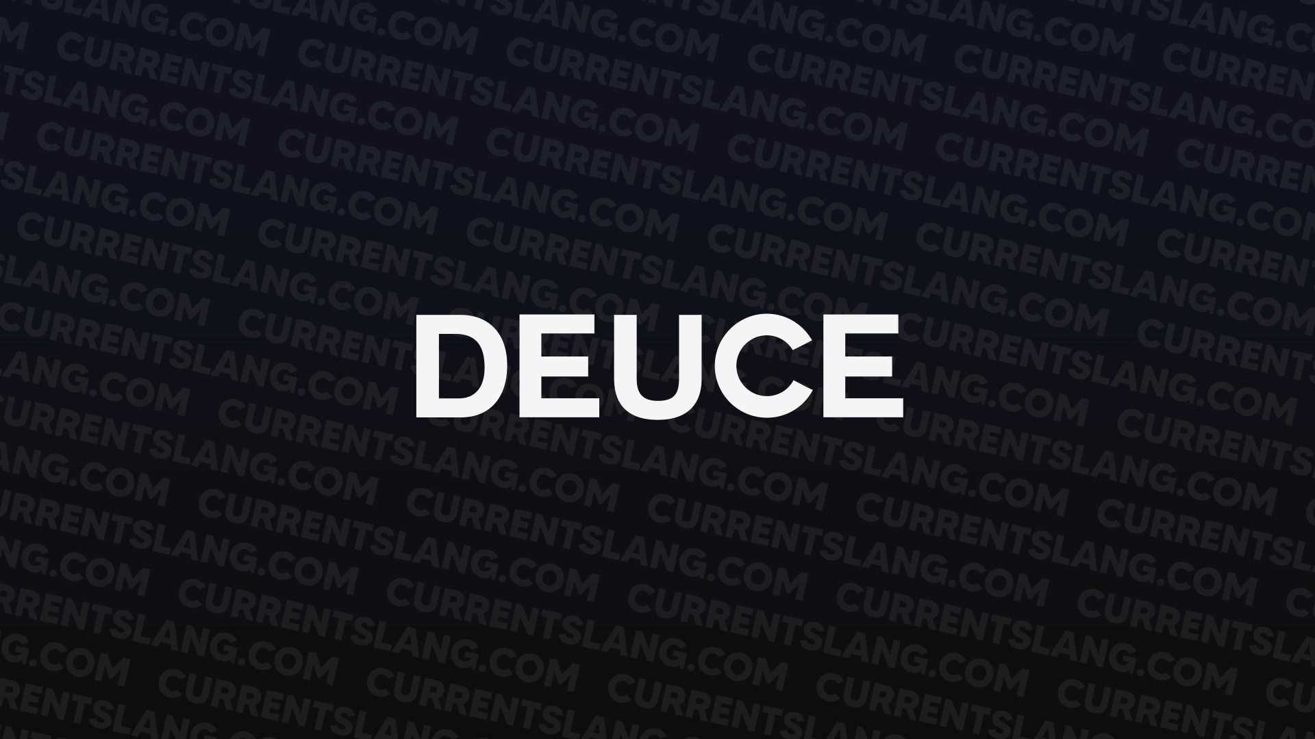 title image for Deuce