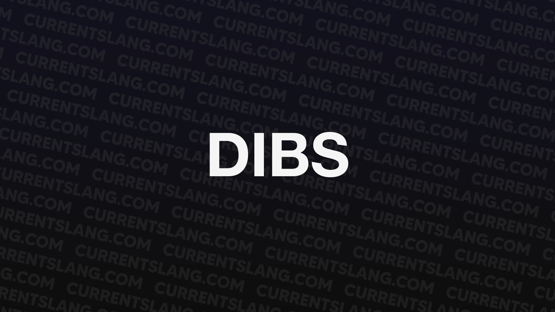 title image for Dibs