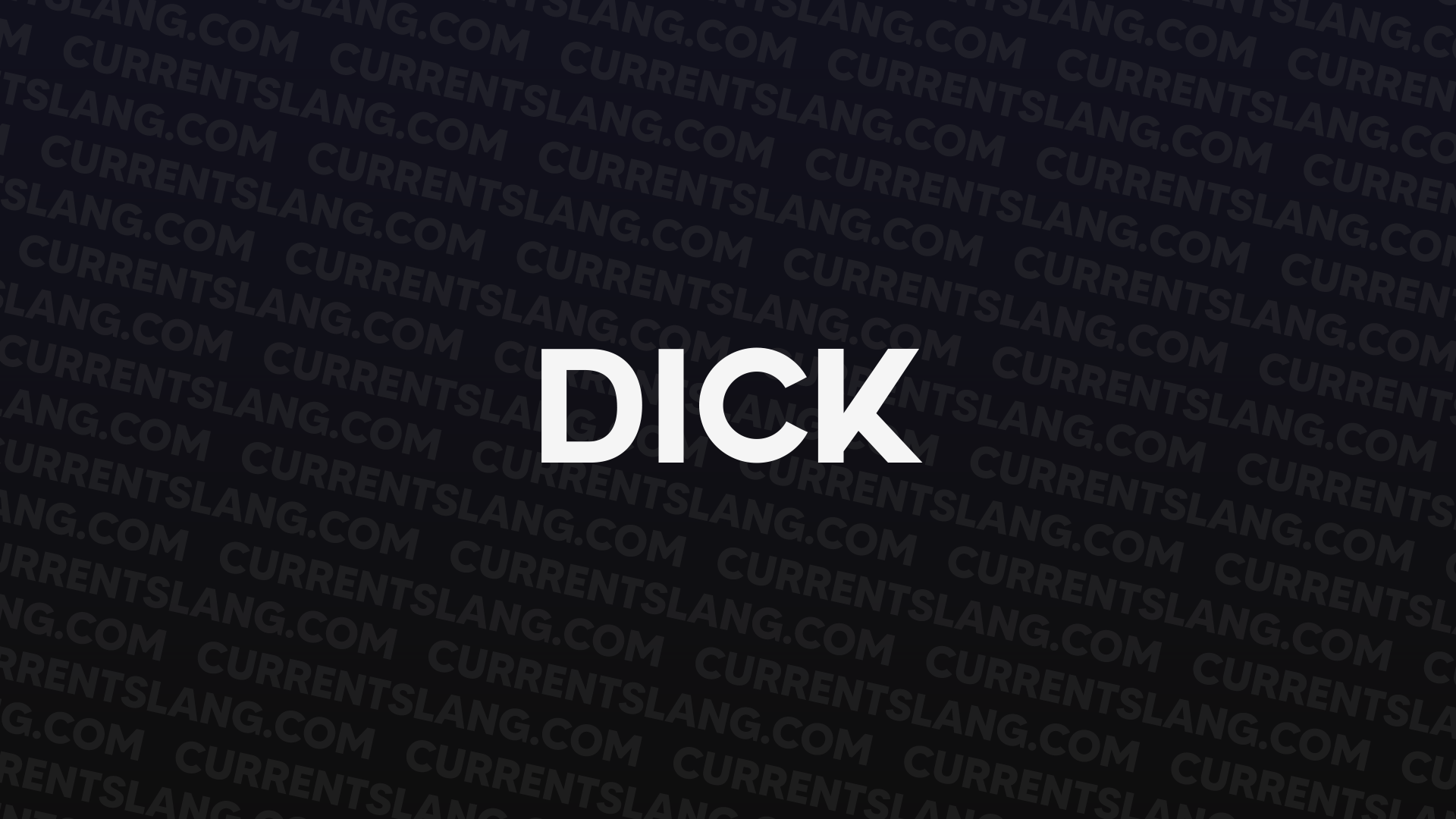 title image for dick