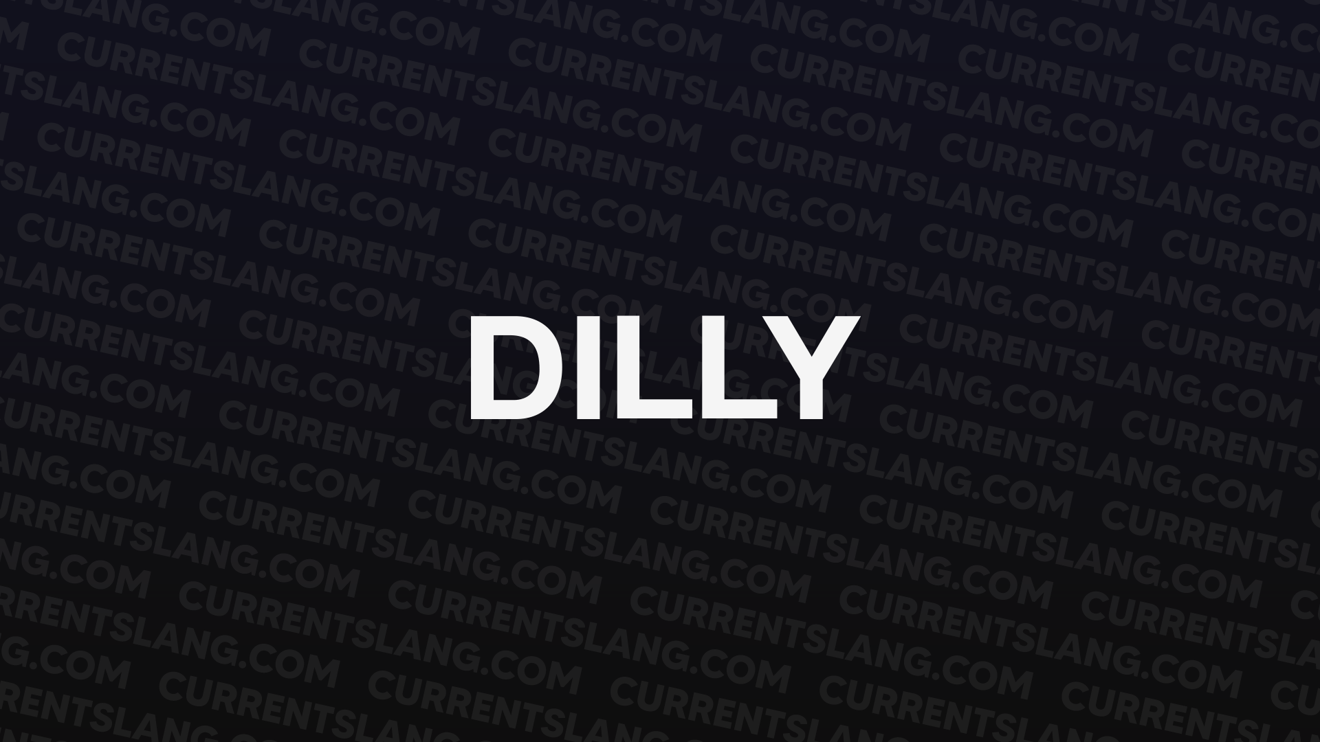 title image for dilly