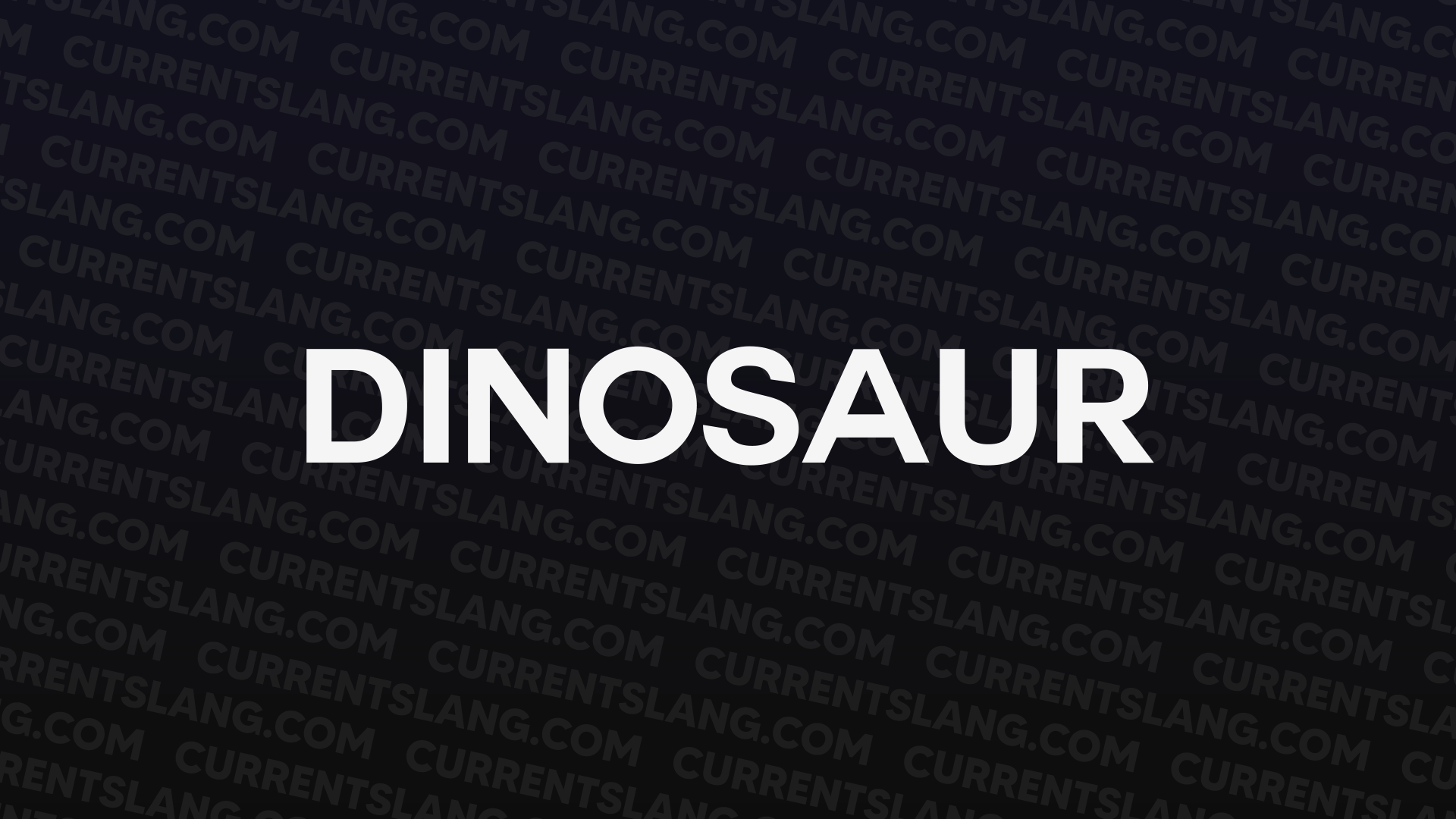 title image for Dinosaur