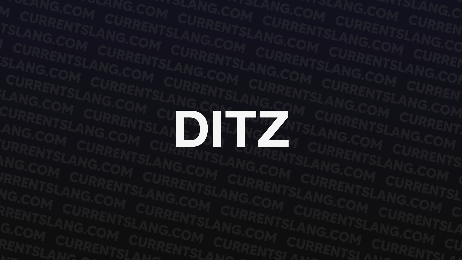 title image for Ditz