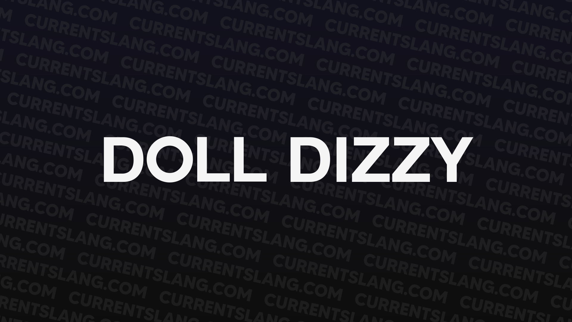 title image for doll dizzy