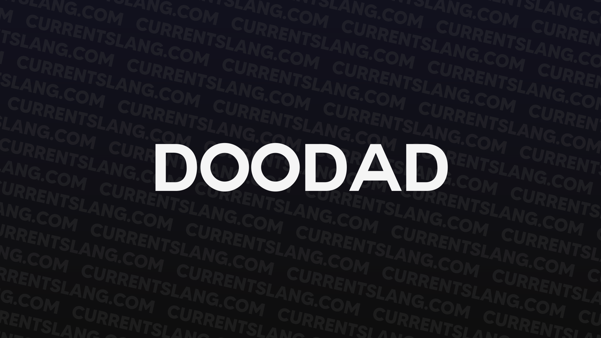 title image for doodad
