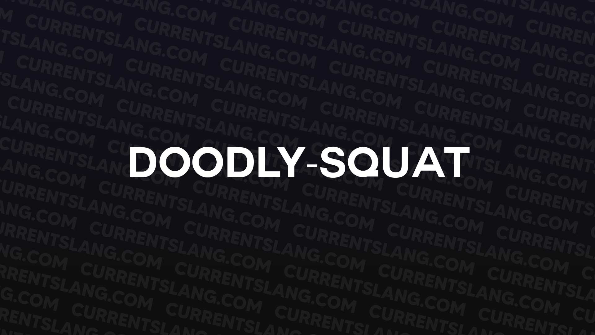 title image for doodly-squat